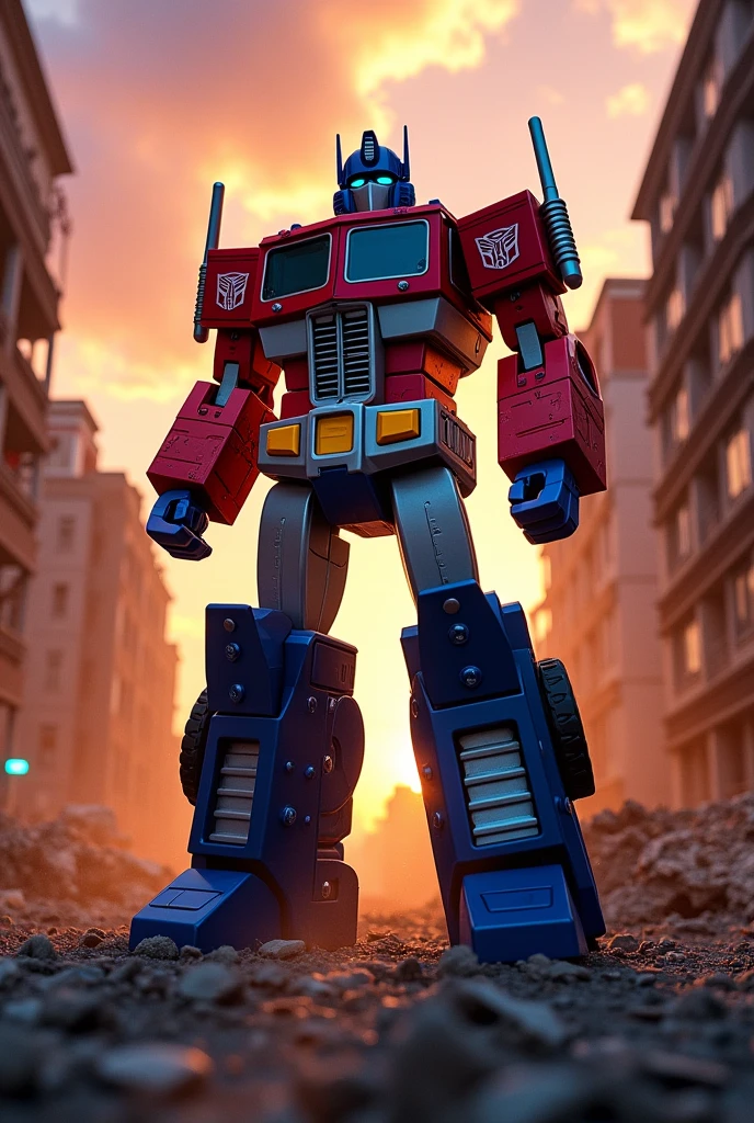 Optimus Prime from Transformers G1, using croaks