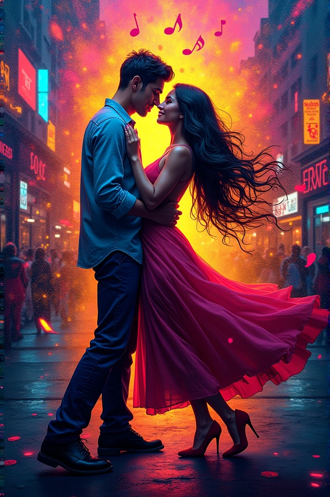 Make a mural of All or Nothing Song by Corina Smith and Eladio Carrión