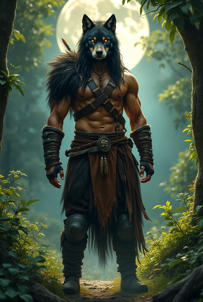 A wolf if he were a man