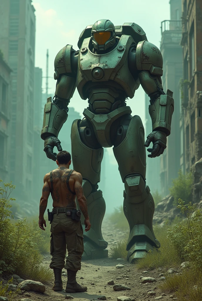 Make a survivor by finding a Fallout Power armor a t-65