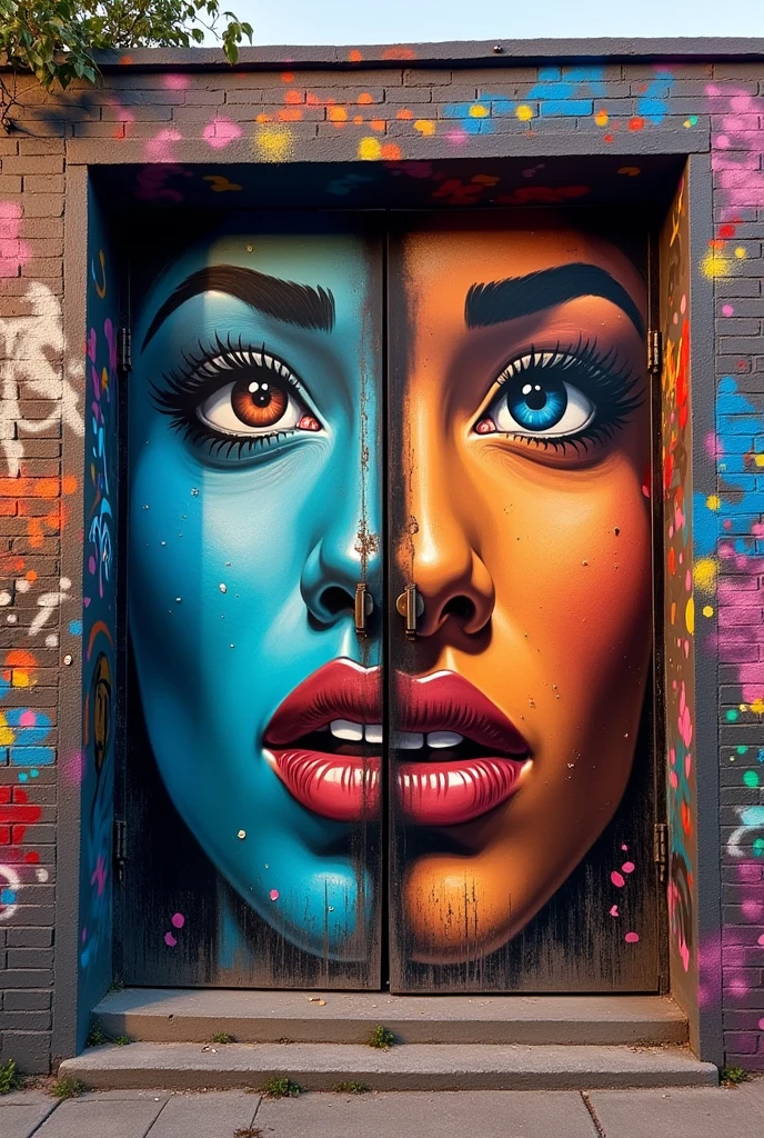 It has a MURAL that has a door and a window that has the dynamic of All or Nothing
Song by Corina Smith and Eladio Carrión