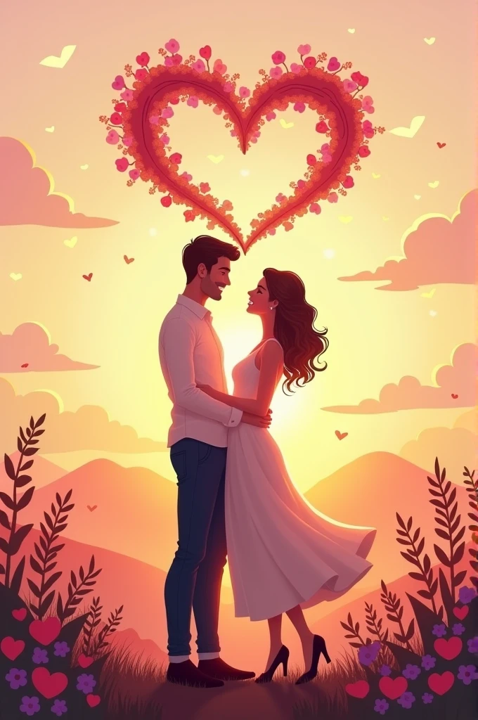 Book cover for couples' anniversary book