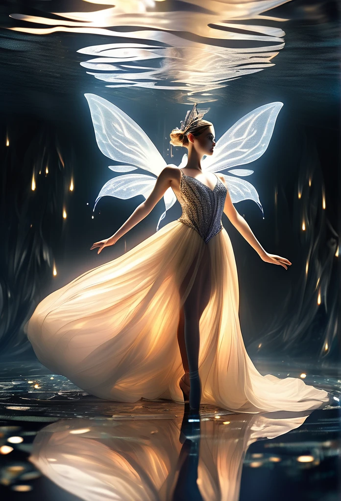 There is a beautiful butterfly fairy，Fly among the flowers, Naked women, Delicate and Smooth Skin，Accurate hands，perfect body figure，Accurate human anatomy，Bizarre white tree，White flowers，pearls，stunning 3d render of a fairy, Ethereal beauty, Ethereal fantasy, Unexpected surprise，a stunning young ethereal figure, karol bak uhd, high fashion fantasy, fantasy. Intricate, Goddess. Extremely high detail, fantasy beautiful, ethereal details,ethereal skin，tmasterpiece，4K,professional photoshooting，