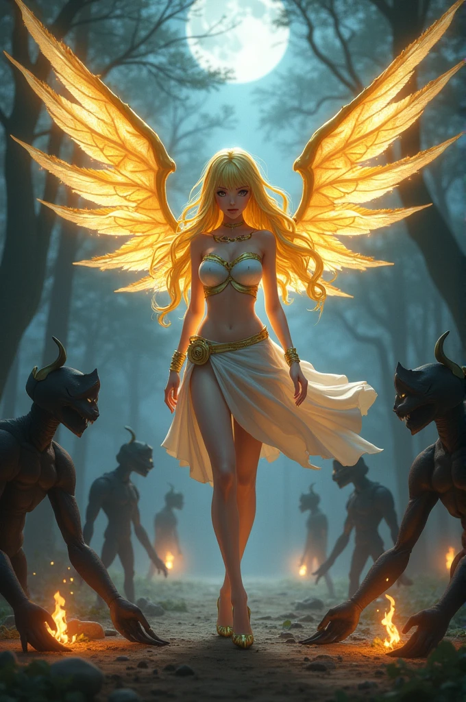 Angewomon sexy. Faithful to Digimon&#39;s drawing style. I want her to have been captured by evil Digimon who are stripping her naked