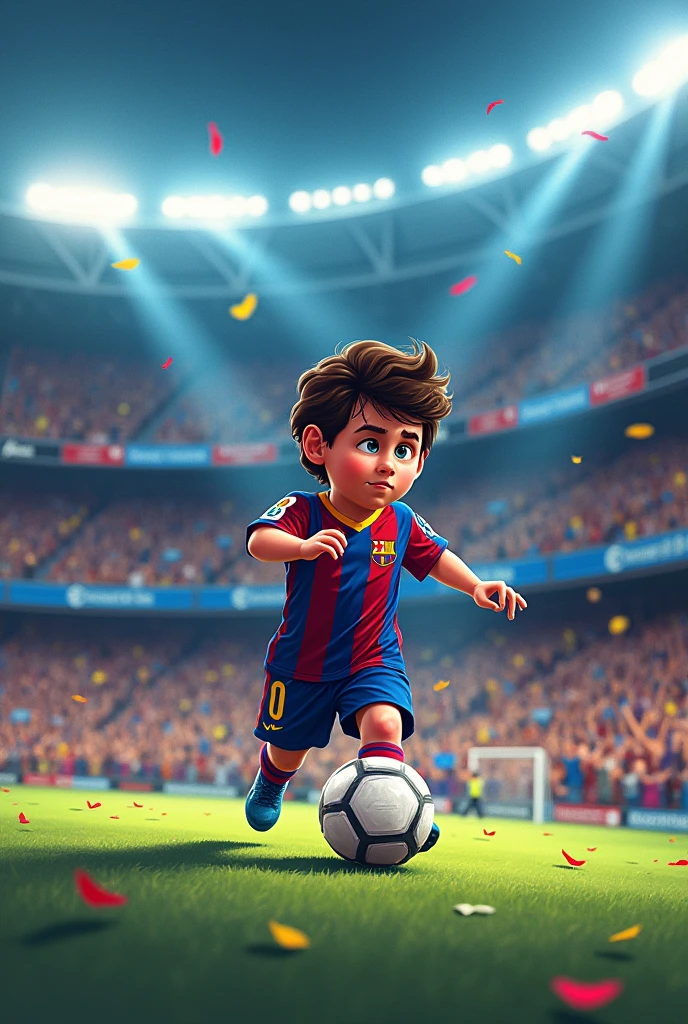 messi backwards