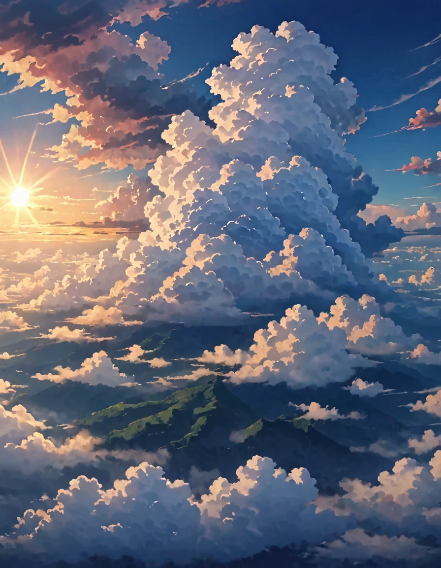 and majestic clouds