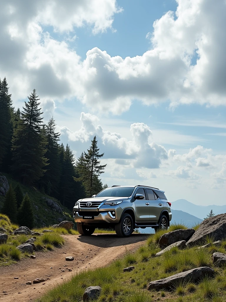 Change the car to toyota fortuner legender