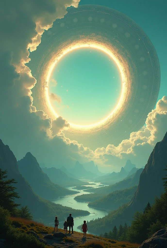 Halo rings on Earth
