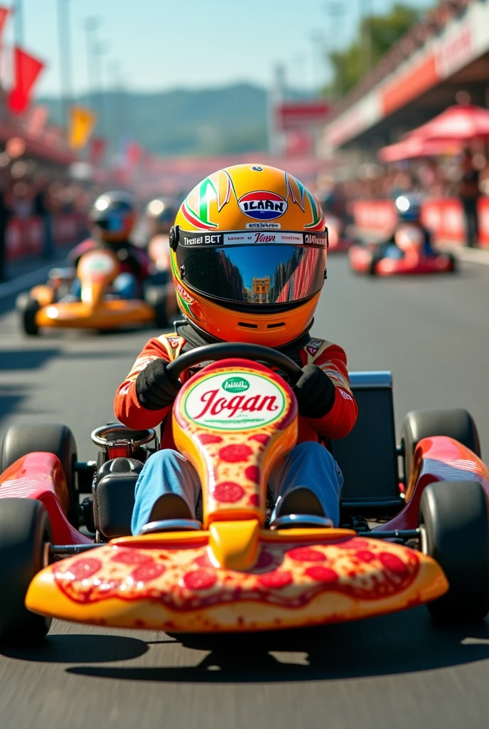 Pizza karting full face helmet
Milano Pizza sign