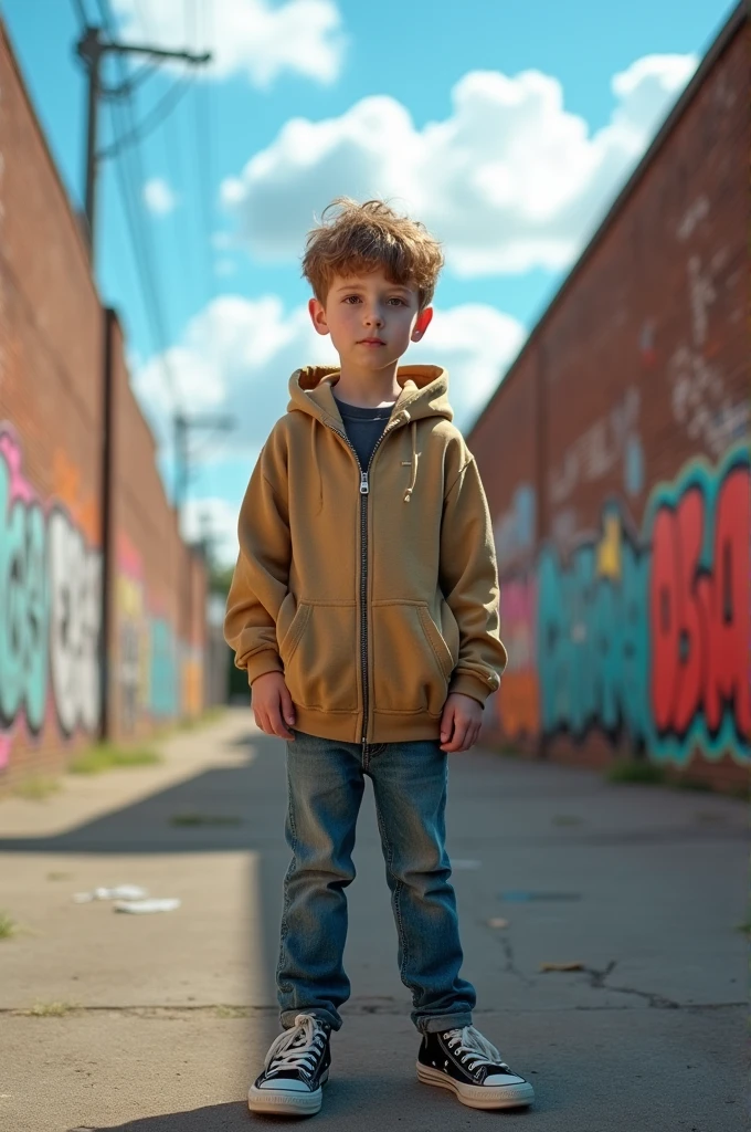 boy full body with small head