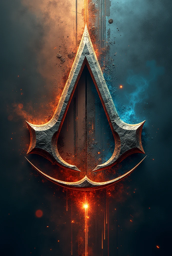 An image showing the Assassin&#39;s Creed symbols, World of Warcraft and Dota 2, the image must be stretched vertically
