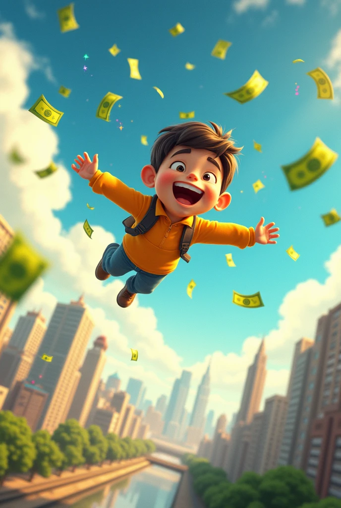 flying the money