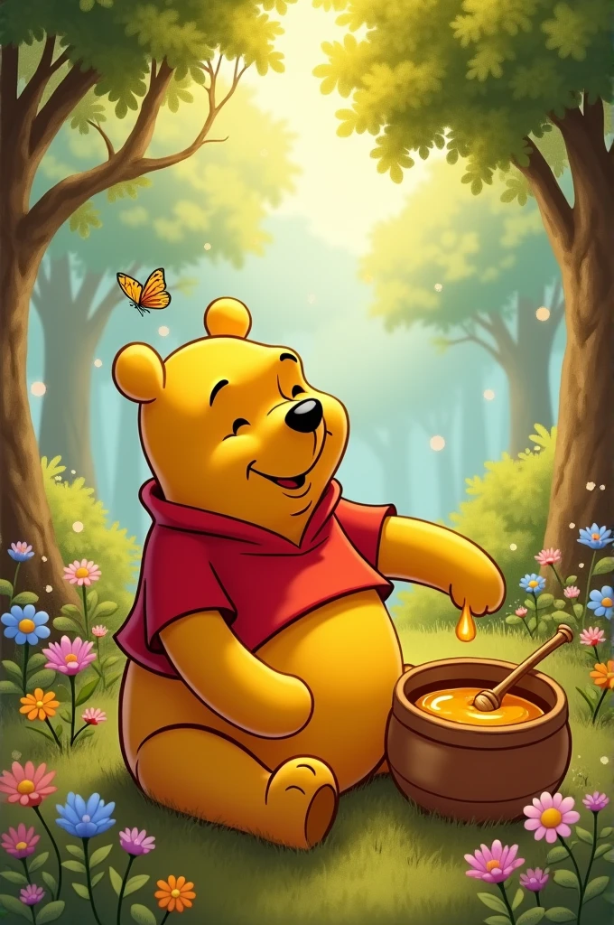 Generate a picture of Winnie the Pooh