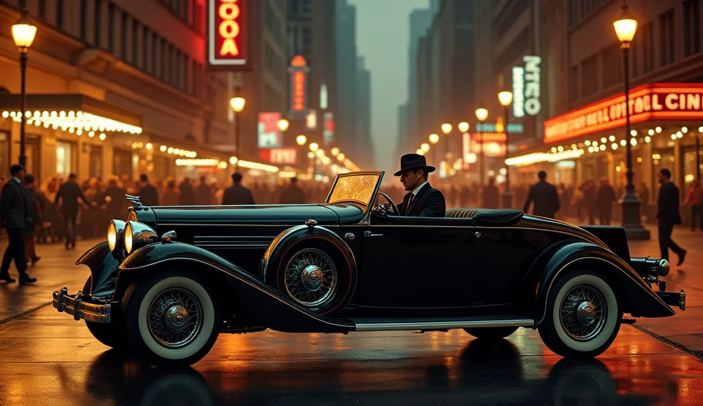Lincoln Continental atmosphere of Chicago in 1930