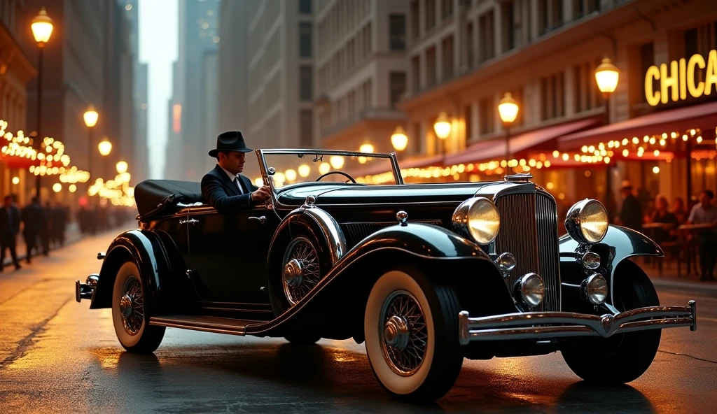 Lincoln Continental atmosphere of Chicago in 1930