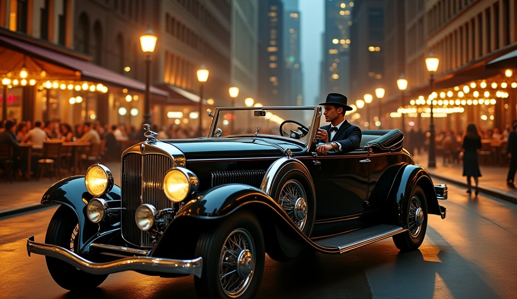 Lincoln Continental atmosphere of Chicago in 1930
