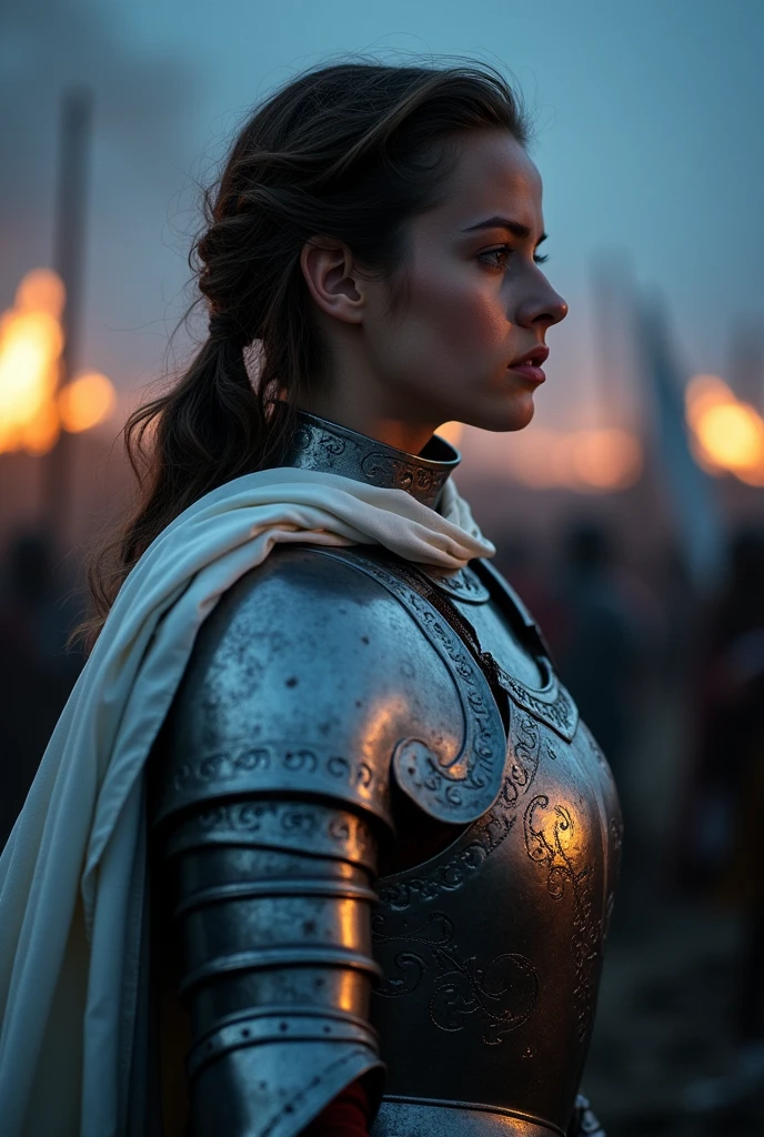 Joan of Arc in profile
