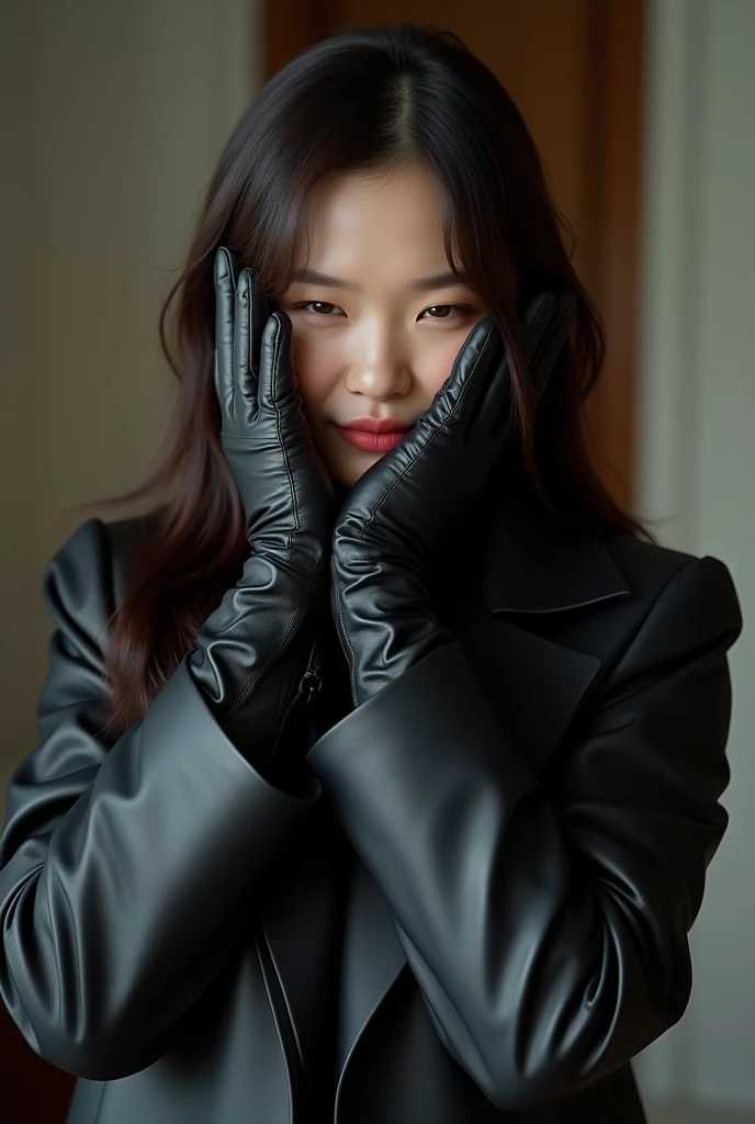 (1990s amateur 4K hyper-realistic black leather gloves handjob photograph:1.8), 2 Korean actress female, (1990s an artistic representation of 49-year-old Korean fashion model actress wearing hyper-realistic black leather long gloves and double trench long coats full body:1.8 and A housewife cumshots profusely with a long black leather glove, cumshots in the face with a long black leather glove, teases her pussy with a long black leather glove with a smile, and squirts housewife with toy penis resting on her face:1.8), nice big cock,(Lots of with long black leather gloves and facial with long black leather gloves housewife), (4K hyper-realistic black leather long gloves fellatio cumshot over, 4K hyper-realistic black leather long gloves cum over, 4K hyper-realistic black leather long gloves cum over on face, (4K hyper-realistic black leather long gloves cum over in mouth, thick cocks), 4K hyper-realistic black leather long gloves cumshot, her hyper-realistic black leather long gloves and hyper-realistic black leather trench long coat full body:1.8, technicolor film, film grain, 1980s, pleasure, playful smile, 4K hyper-realistic black leather double trench long coats, 4K hyper-realistic black leather long gloves cum over on tongue, hyper-realistic black leather long gloves and lots of cum over on face, Here is she strokes his cock with cum shot over hyper-realistic black leather long gloves.