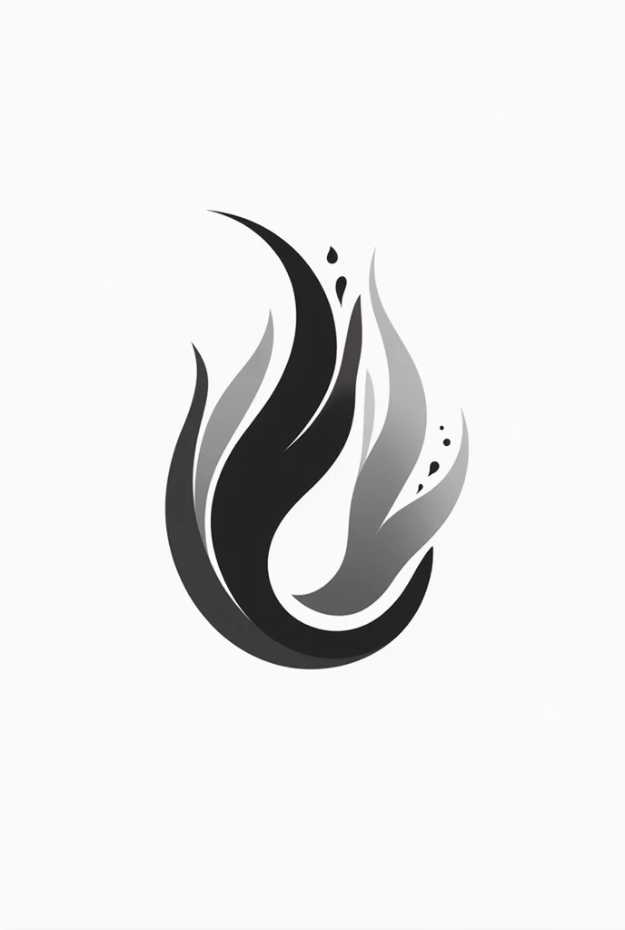 I need a logo for a candle business called "Catharsis" that conveys youth, creativity and confidence . That contains elements in monochrome tones and gradients without the candle as the main symbol 