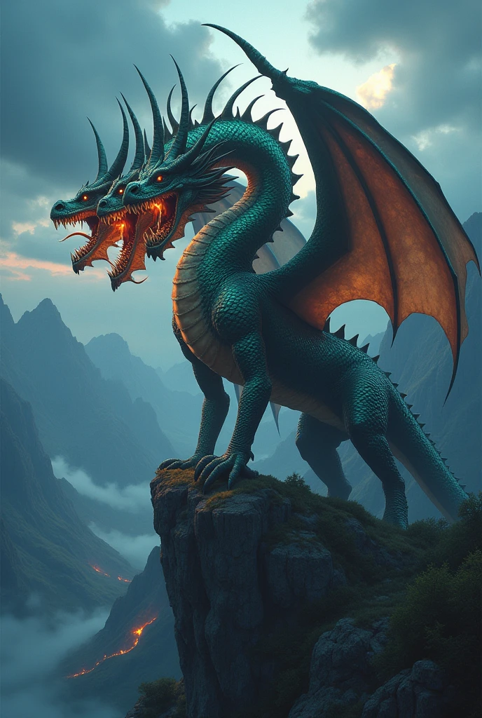 Seven-headed, ten-horned dragon