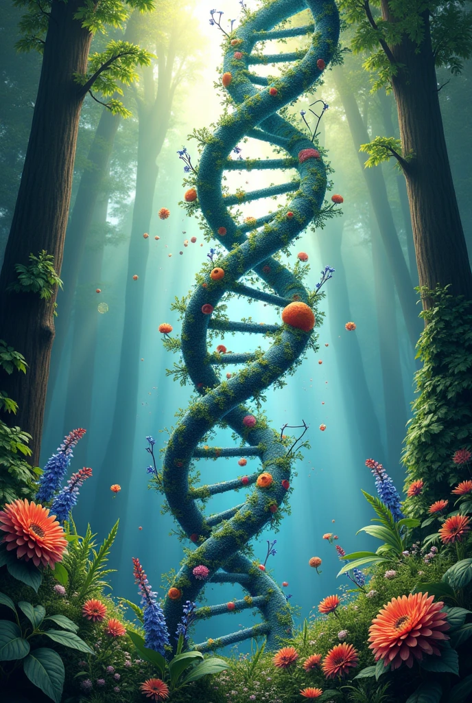Biology image with dimensions of 8'7 tall and 5'7 wide