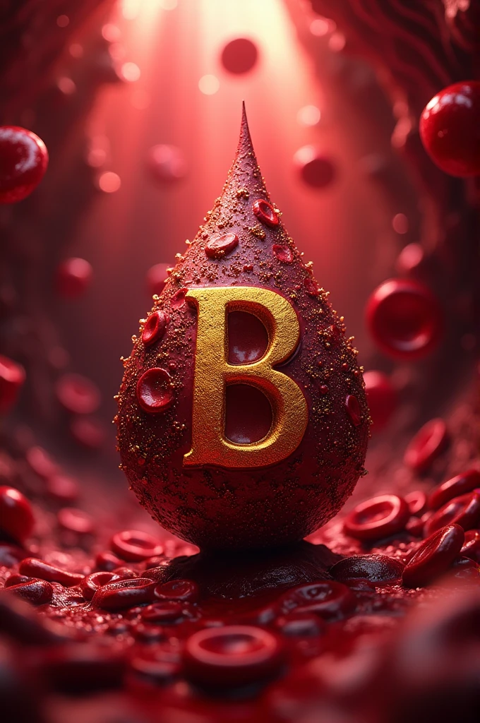 An image representing blood group B
