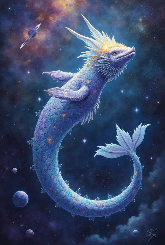 Create a galaxy animal 