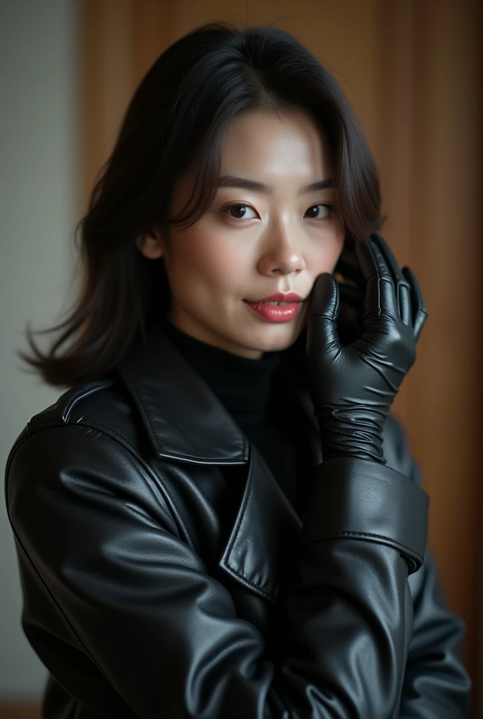 (1990s amateur 4K hyper-realistic black leather gloves handjob photograph:1.8), 2 Korean actress female, (1990s an artistic representation of 49-year-old Korean fashion model actress wearing hyper-realistic black leather long gloves and double trench long coats full body:1.8 and A housewife cumshots profusely with a long black leather glove, cumshots in the face with a long black leather glove, teases her pussy with a long black leather glove with a smile, and squirts housewife with toy penis resting on her face:1.8), nice big cock,(Lots of with long black leather gloves and facial with long black leather gloves housewife), (4K hyper-realistic black leather long gloves fellatio cumshot over, 4K hyper-realistic black leather long gloves cum over, 4K hyper-realistic black leather long gloves cum over on face, (4K hyper-realistic black leather long gloves cum over in mouth, thick cocks), 4K hyper-realistic black leather long gloves cumshot, her hyper-realistic black leather long gloves and hyper-realistic black leather trench long coat full body:1.8, technicolor film, film grain, 1980s, pleasure, playful smile, 4K hyper-realistic black leather double trench long coats, 4K hyper-realistic black leather long gloves cum over on tongue, hyper-realistic black leather long gloves and lots of cum over on face, Here is she strokes his cock with cum shot over hyper-realistic black leather long gloves.