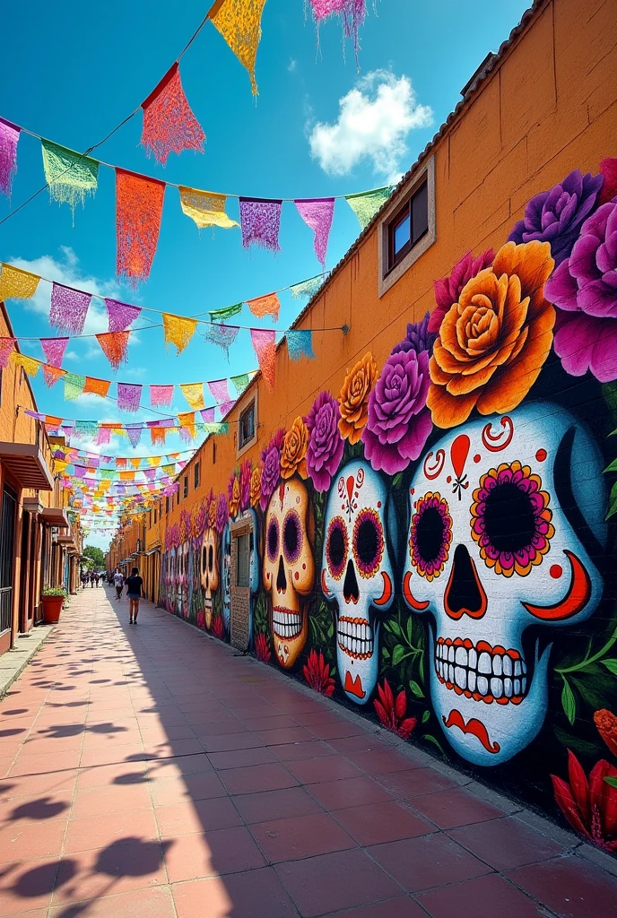 A graffiti of a Mexican custom