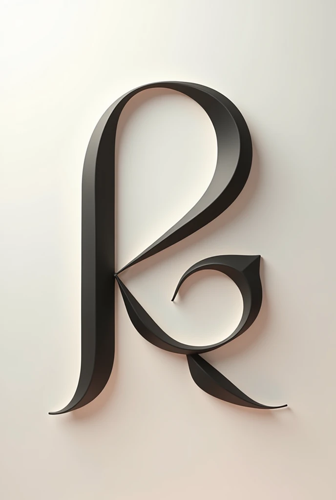 Ffusion betwin the letters "R" and "G" to ceate a new letter