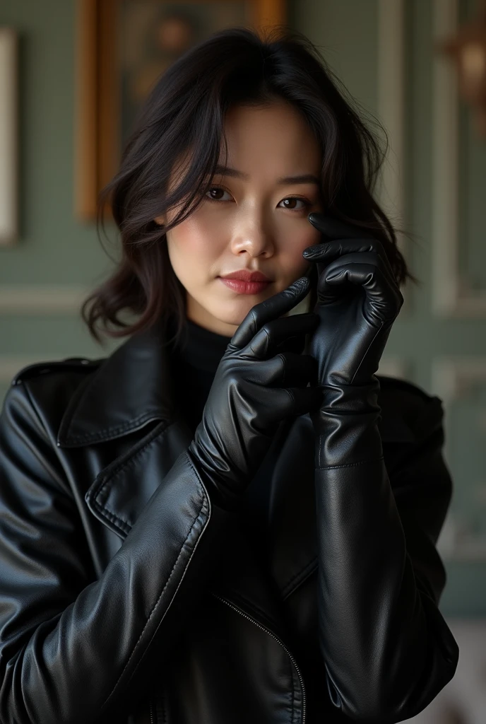 (1990s amateur 4K hyper-realistic black leather gloves handjob photograph:1.8), 2 Korean actress female, (1990s an artistic representation of 49-year-old Korean fashion model actress wearing hyper-realistic black leather long gloves and double trench long coats full body:1.8 and A housewife cumshots profusely with a long black leather glove, cumshots in the face with a long black leather glove, teases her pussy with a long black leather glove with a smile, and squirts housewife with toy penis resting on her face:1.8), nice big cock,(Lots of with long black leather gloves and facial with long black leather gloves housewife), (4K hyper-realistic black leather long gloves fellatio cumshot over, 4K hyper-realistic black leather long gloves cum over, 4K hyper-realistic black leather long gloves cum over on face, (4K hyper-realistic black leather long gloves cum over in mouth, thick cocks), 4K hyper-realistic black leather long gloves cumshot, her hyper-realistic black leather long gloves and hyper-realistic black leather trench long coat full body:1.8, technicolor film, film grain, 1980s, pleasure, playful smile, 4K hyper-realistic black leather double trench long coats, 4K hyper-realistic black leather long gloves cum over on tongue, hyper-realistic black leather long gloves and lots of cum over on face, Here is she strokes his cock with cum shot over hyper-realistic black leather long gloves.