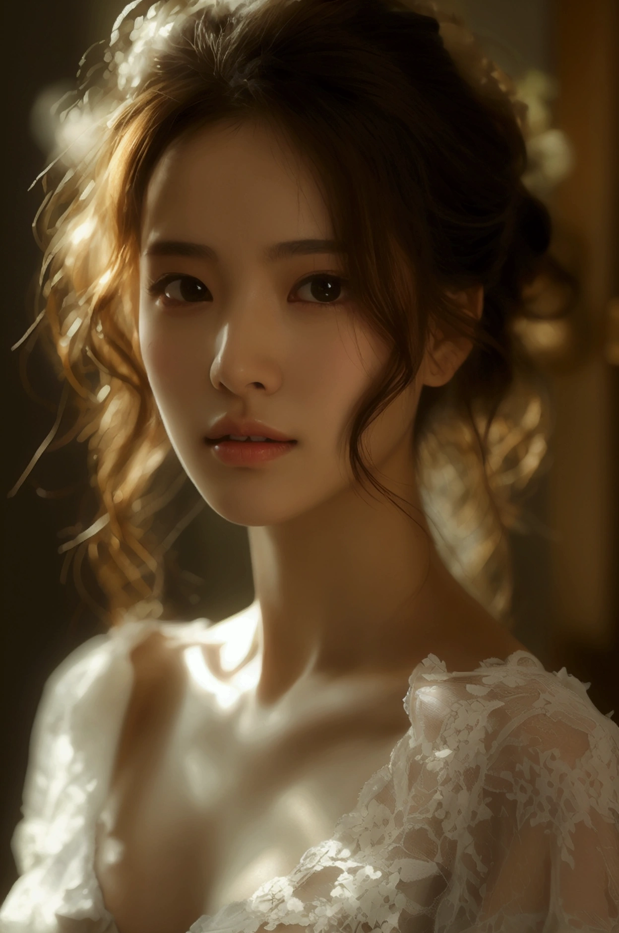 （（Highest quality））、Beauty、Full open shirt