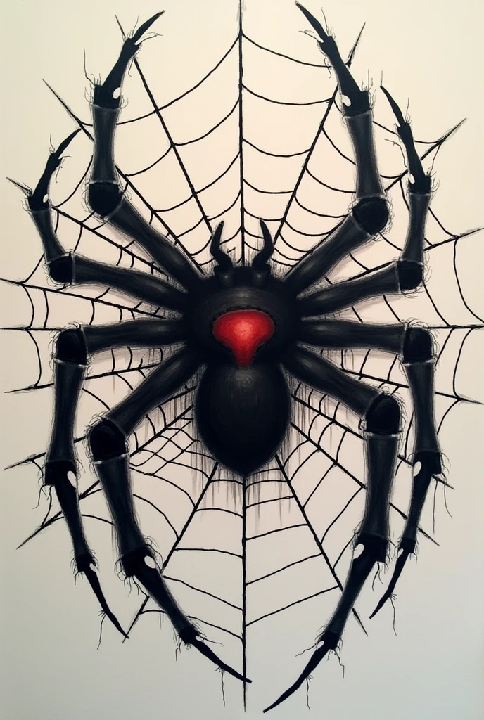 Create the symbol of a spider