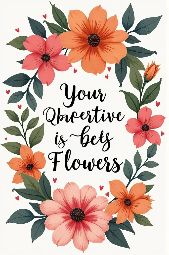 ((best quality)), ((masterpiece)), (detailed), perfect faceInspirational Quotes with Flowers: Combine motivational or uplifting quotes with floral illustrations to create a design that’s both inspiring and beautiful.