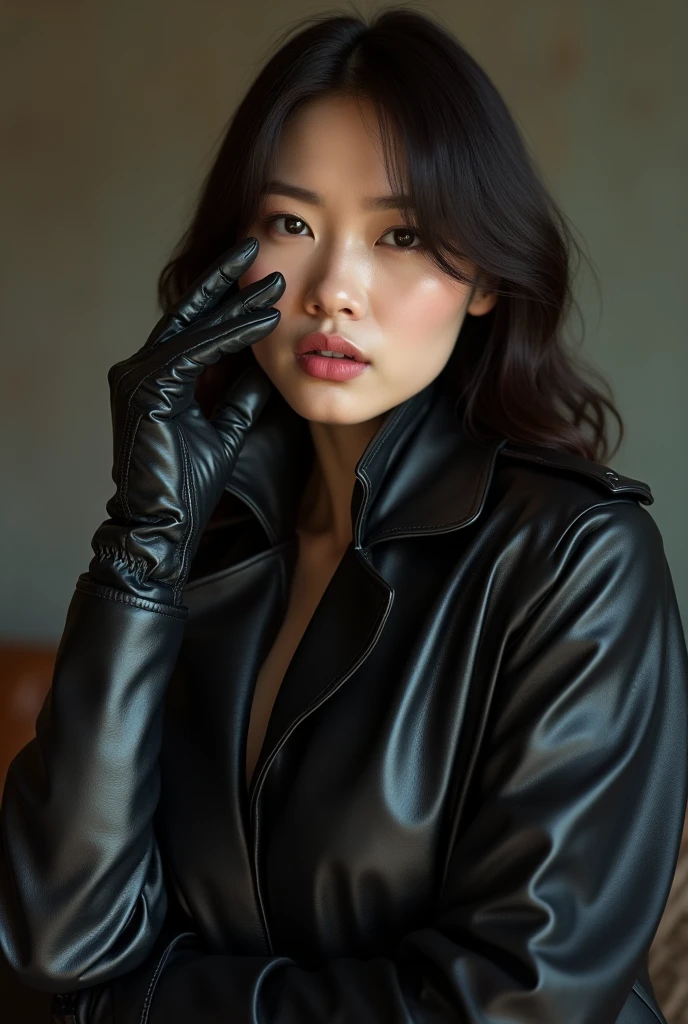 (1990s amateur 4K hyper-realistic black leather gloves handjob photograph:1.8), 2 Korean actress female, (1990s an artistic representation of 49-year-old Korean fashion model actress wearing hyper-realistic black leather long gloves and double trench long coats full body:1.8 and A housewife cumshots profusely with a long black leather glove, cumshots in the face with a long black leather glove, teases her pussy with a long black leather glove with a smile, and squirts housewife with toy penis resting on her face:1.8), nice big cock,(Lots of with long black leather gloves and facial with long black leather gloves housewife), (4K hyper-realistic black leather long gloves fellatio cumshot over, 4K hyper-realistic black leather long gloves cum over, 4K hyper-realistic black leather long gloves cum over on face, (4K hyper-realistic black leather long gloves cum over in mouth, thick cocks), 4K hyper-realistic black leather long gloves cumshot, her hyper-realistic black leather long gloves and hyper-realistic black leather trench long coat full body:1.8, technicolor film, film grain, 1980s, pleasure, playful smile, 4K hyper-realistic black leather double trench long coats, 4K hyper-realistic black leather long gloves cum over on tongue, hyper-realistic black leather long gloves and lots of cum over on face, Here is she strokes his cock with cum shot over hyper-realistic black leather long gloves.