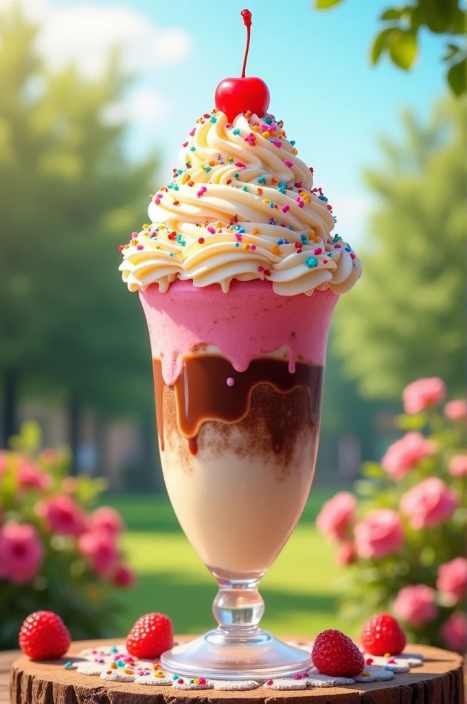 Create an image of ice cream