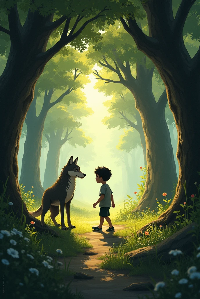 Coexistence with good and evil.
(CAMILO) a house child, he is walking when he comes across a wolf (deceived) and they have the following conversation:
lobo: MMMMMMM….. You are a very healthy child, aren't you?
CAMILO: Hello Wolf interesting point of view you have about me, but it's not to criticize or judge you, you look a little dangerous and strange.
lobo: Don't believe everything they say I'm your friend if you let me.
CAMILO: How do I know I'm not going to be your dinner today ?
lobo: Why do you trust me.
At that moment a Fox appears (Lie) that comes out of the dark forest.
zorro: It is true that not all wolves are bad.
lobo: If I just want to eat… (tose) I say we just want to be your close friends isn't that right fox.
zorro: Of course, I would never lie about something like that, and even less with a .
CAMILO: I invite you to my house at 3 pm along with my family.
(Camilo leaves happy to have made new friends.)
lobo: Fox I didn't ask for your help but since you have granted it I will have to give you half of my banquet but I need a plan so they don't suspect us.
( at that moment a snake that was listening to the conversation, which fills her with intrigue and she approaches)
SNAKE: I see they don't know how to deceive that family, but I have the perfect trap for them.
zorro: Maybe it's a good idea to include it, we would be good and we would all have a small reward.
lobo: Yes, to get my dinner I have to share it I think it's the best.
zorro: Have snake tell us your plan.
SNAKE: Okay as you know we have to grab paint and create and create some impressive and elegant costumes.
lobo: Because?
SNAKE: Do you think when they see the three of us they will let us pass.
zorro: Ja seria una locura si eso pasar y con nuestra reputacion
lobo: I want to be a hen.
zorro: I a deer.
SNAKE: And I a rabbit.
( Juntos se fueron a las 3 por su comida entraron a la casa y el almuerzo estuvo normal hasta que llegó como invitada la sheep!!!!!)
sheep (trust) : Hello good