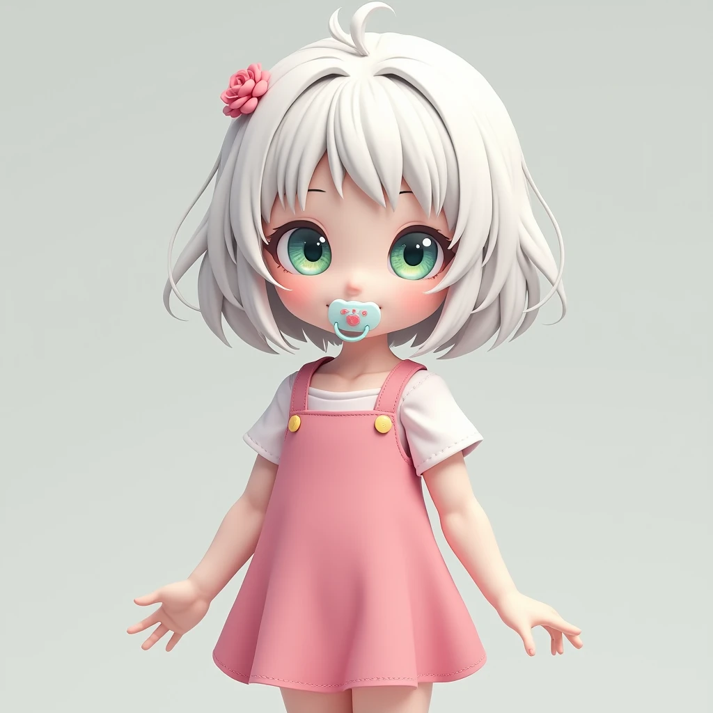 (Extremamente detalhado CG Unity 8k papel de parede, obra-prima, melhor qualidade, super detalhado), (cabelos castanhos) (best ilumination, melhor sombra, extremamente delicado e bonito), flutuando, cabelo de rabo full body cute child, chiquinha, feliz, cabelo castanho