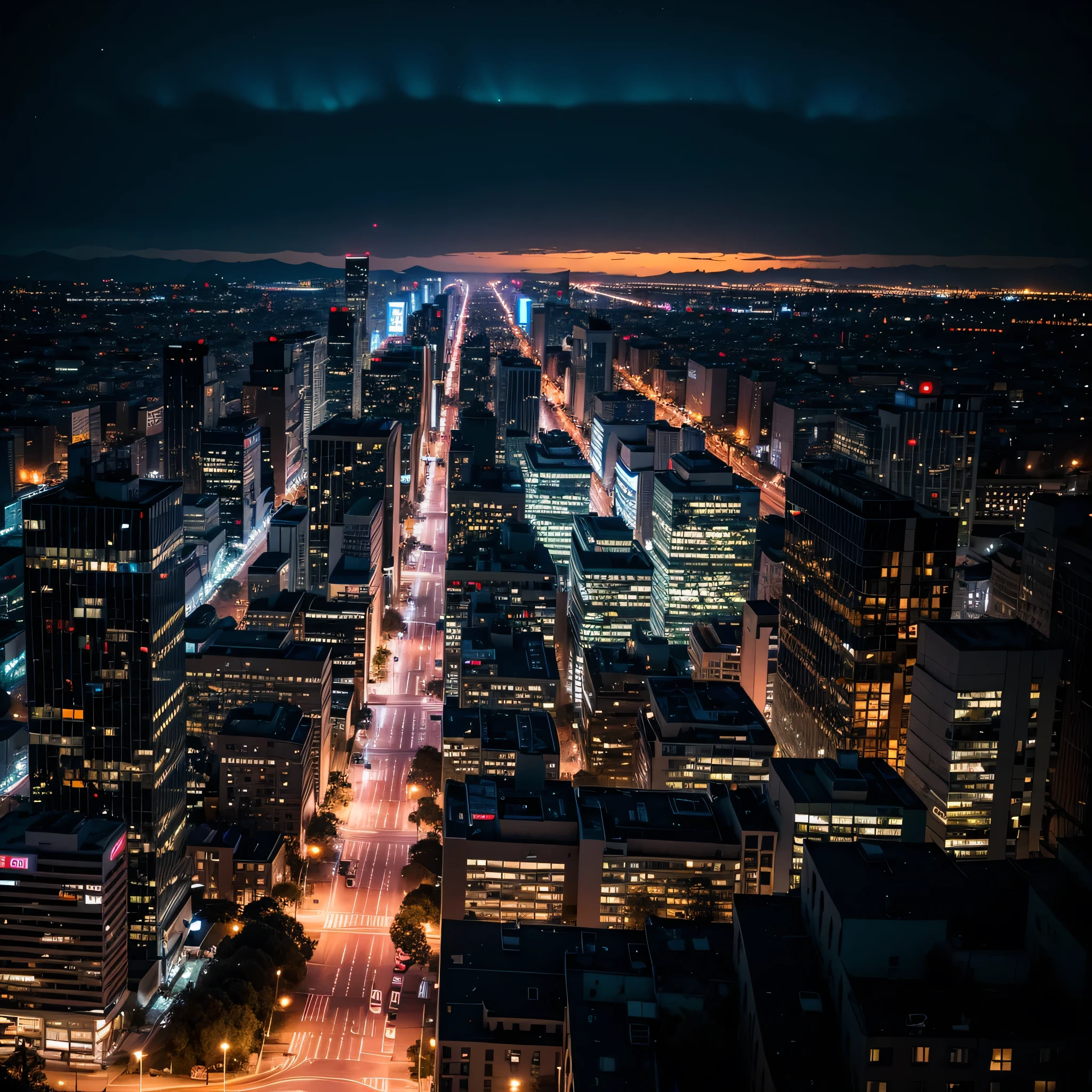 City, night, apocalypse