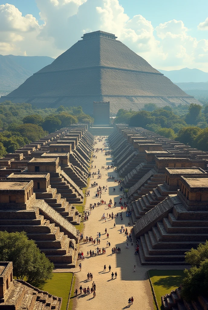What is the function of the Teotihuacan pyramids?