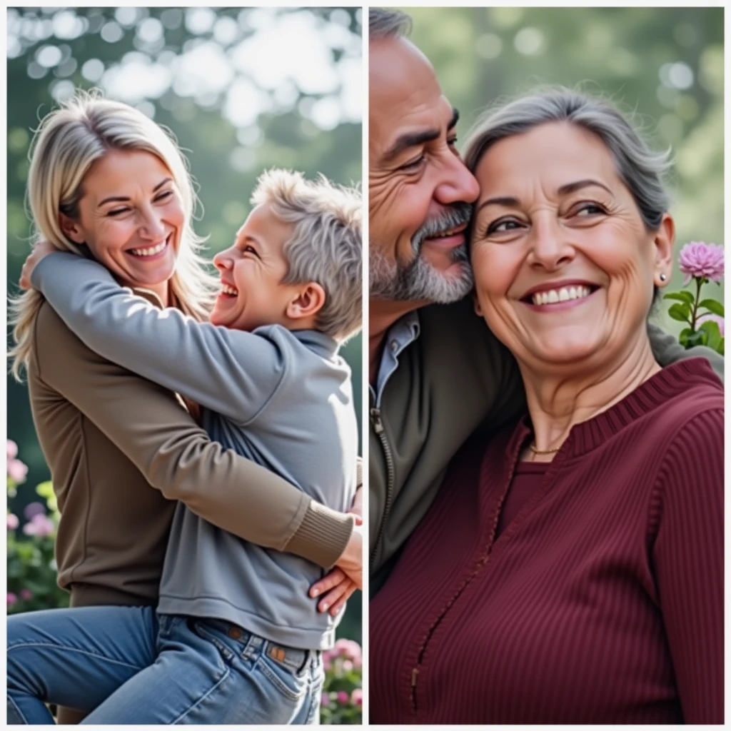 May my mom and my grandfather hug