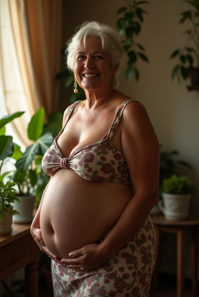 oldwomen,grandmother,pregnant,nude, 