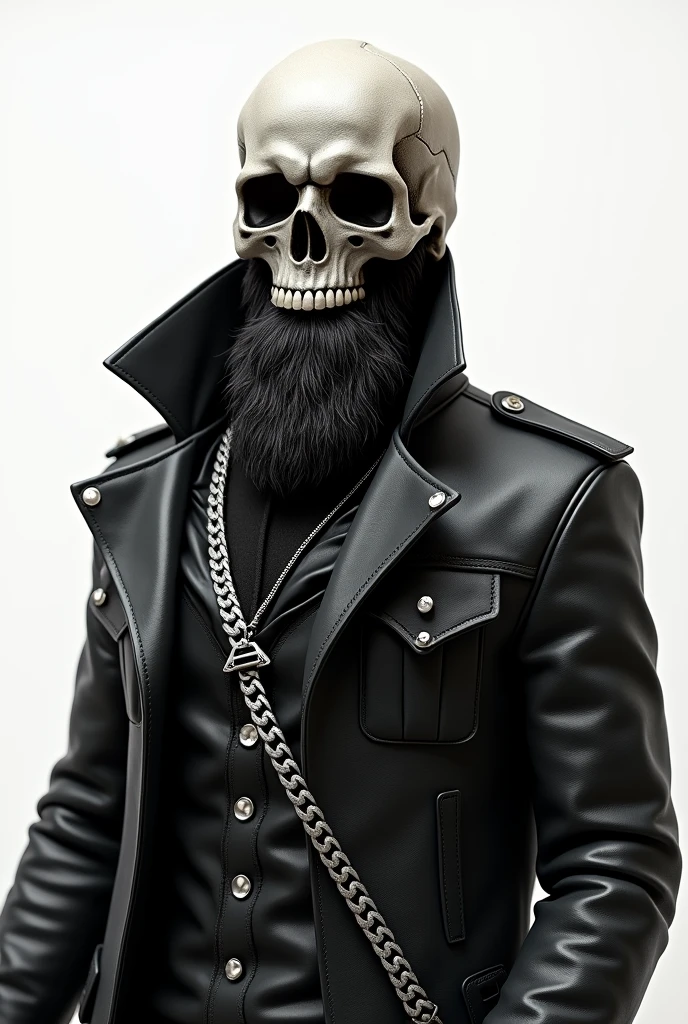 A tall man,dark haired ,hair on ruler , no beard and moustache ,stark, Scrawny,brown skinned ,eyes browns , with a brass knuckle in each hand, Bahian , with a jacket and a skull shirt underneath and ripped pants at the knee and black nike shoes.