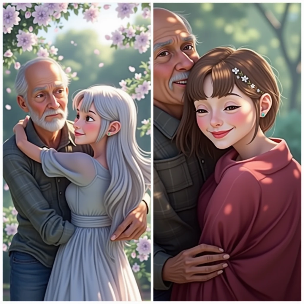 May my mom and grandfather embrace