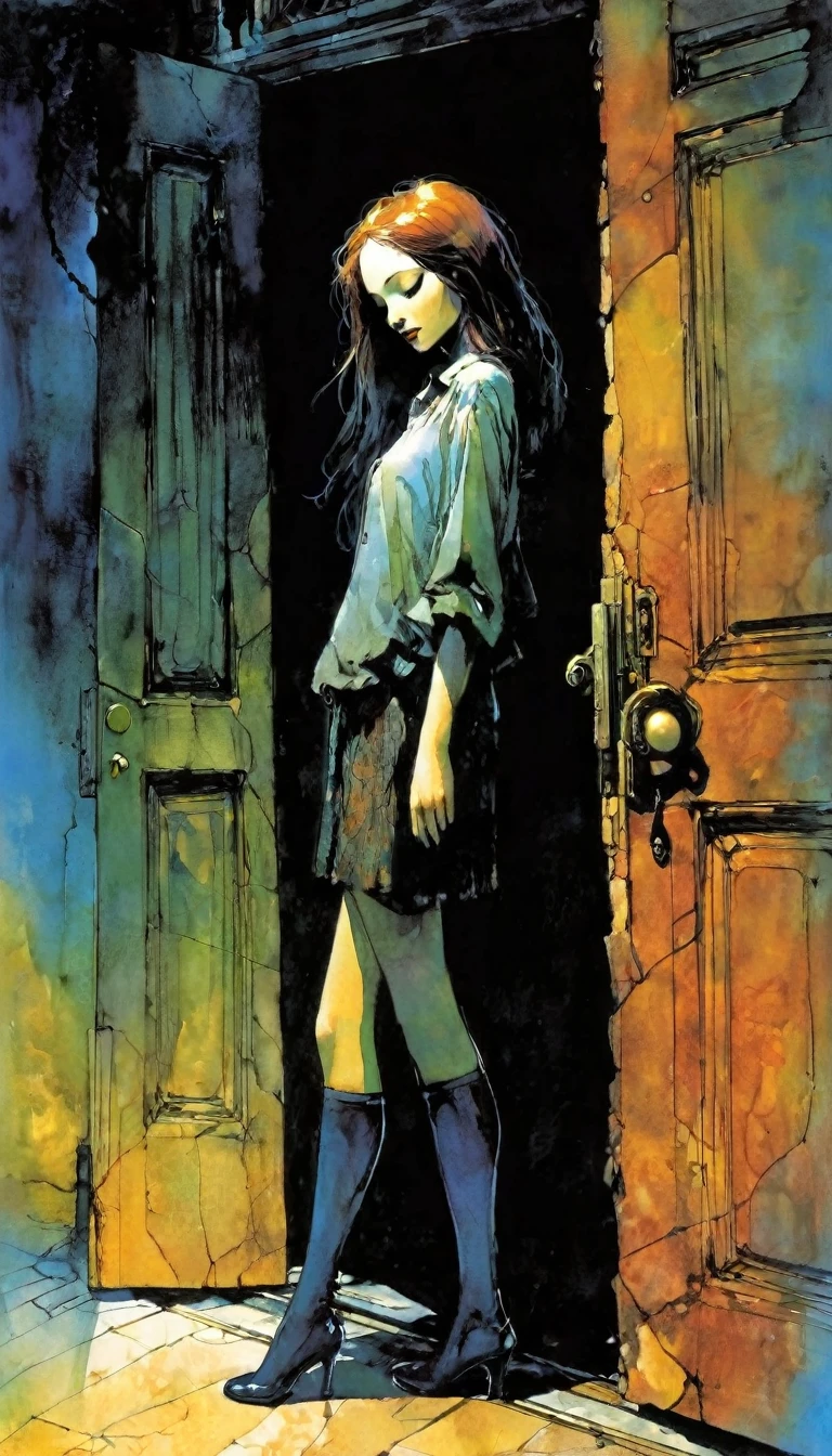 Alone at night I feel so strange I need to find All the answers to my dreams When I sleep at night I hear the cries What does this mean? I shut the door and traveled to another home I met an older man, he seemed to be alone I felt that I could trust him He talked to me that night "Lad, did you know a girl was murdered here?" "This fatal tragedy was talked about for years" Victoria's gone forever Only memories remain She passed away, she was so young Without love, without truth There can be no turning back Without faith, without hope There can be no peace of mind As the night went on I started to find my way I learned about a tragedy A mystery still today I tried to get more answers But he said, "You're on your own" Then he turned away and left me as I stand there all alone He said, "You'll know the truth As your future days unfold, unfold" Without love, without truth There can be no turning back Without faith, without hope There can be no peace of mind Now it is time to see how you died Remember that death is not the end But only a transition, magic, fantasy, art inspired by Bill Sienkiewicz and Dave McKean