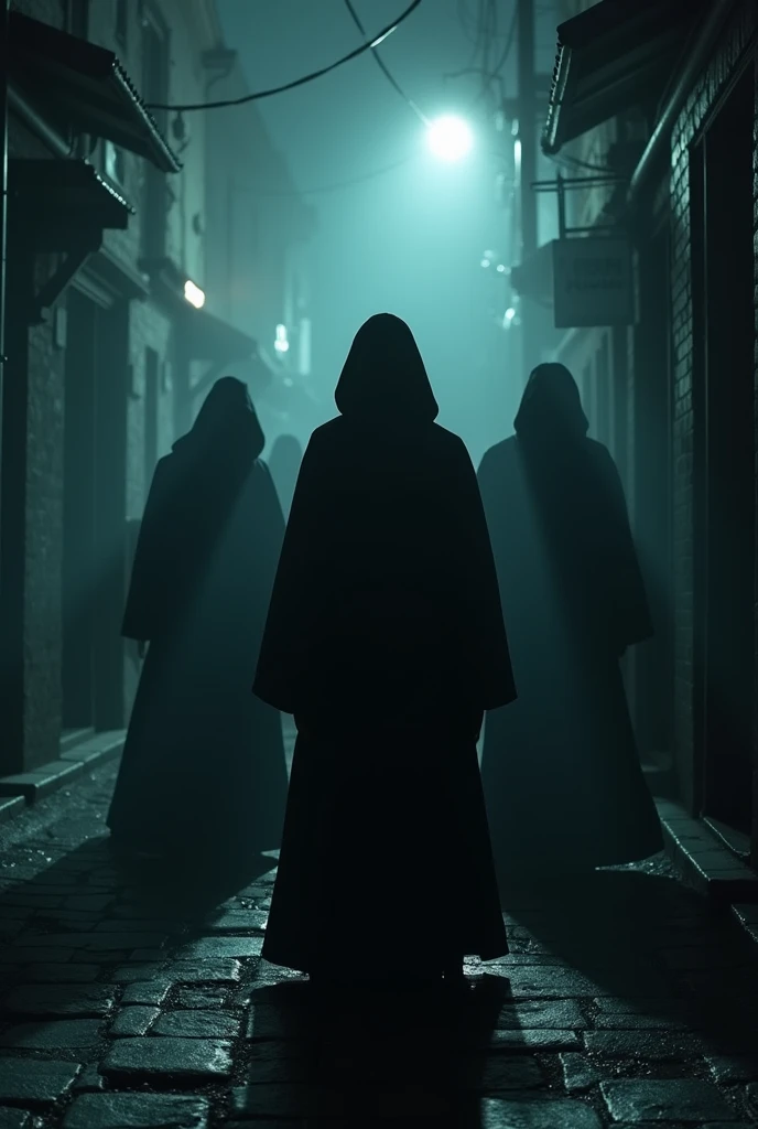 three people in black robes stand in a dark alleyway, spooky netflix still shot, dark robes, wearing dark robes, black robes, dark, in this ominous scene, dark figures walking, 8 k movie still, still from a live action movie, kramskoi 4 k, 4k movie still, 4 k movie still, phantom ghosts in the background,
three people in black robes stand in a dark alleyway, a detailed matte painting by Han Gan, shutterstock, conceptual art, spooky netflix still shot, dark robes, wearing dark robes, dark, black robes, in this ominous scene, dark figures walking, 8 k movie still, still from a live action movie, kramskoi 4 k, 4 k movie still.