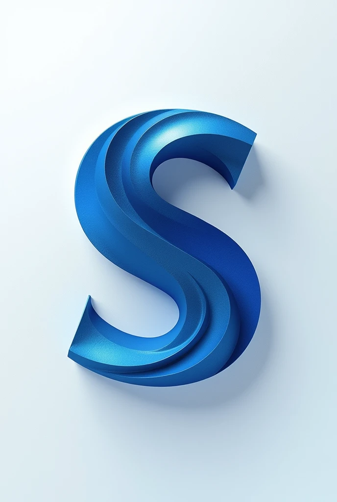 Create a logo for a Sintonia communication medium in blue, white, Light blue and black with textures and minimalist. The letter S must stand out