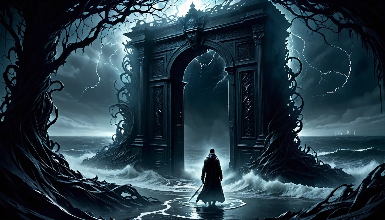 Eternal Abyss In the dark depths I roam Waves of shadows unknown Cold whispers in my ear Lost in a world of fear Echoes of broken dreams Silent Haunting screams Reach out but no one’s there Stranded in this nightmare Falling into the abyss No light No warmth No bliss Eternal night Endless fight Will I surface Find the light Shattered hopes on the shore Can’t find an open door Wandering in this haze Caught in a twisted maze Seeking a glimmer A spark Something to guide through the dark Heartbeats thunder Relentless Yet the silence feels endless Falling into the abyss No light No warmth No bliss Eternal night Endless fight Will I surface Find the light
