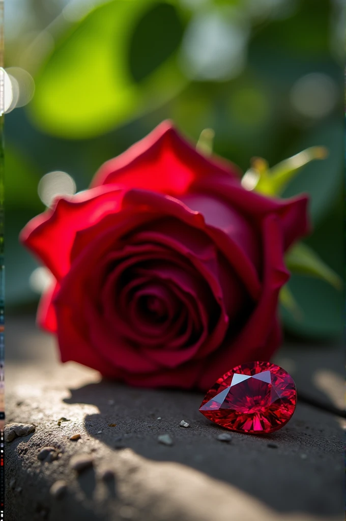 A rose and a ruby