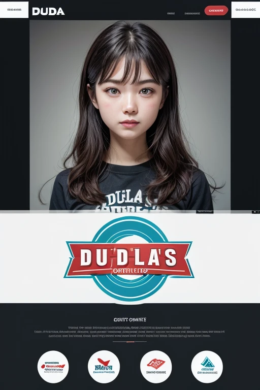 Generate an online store logo with the name Duda's Deals